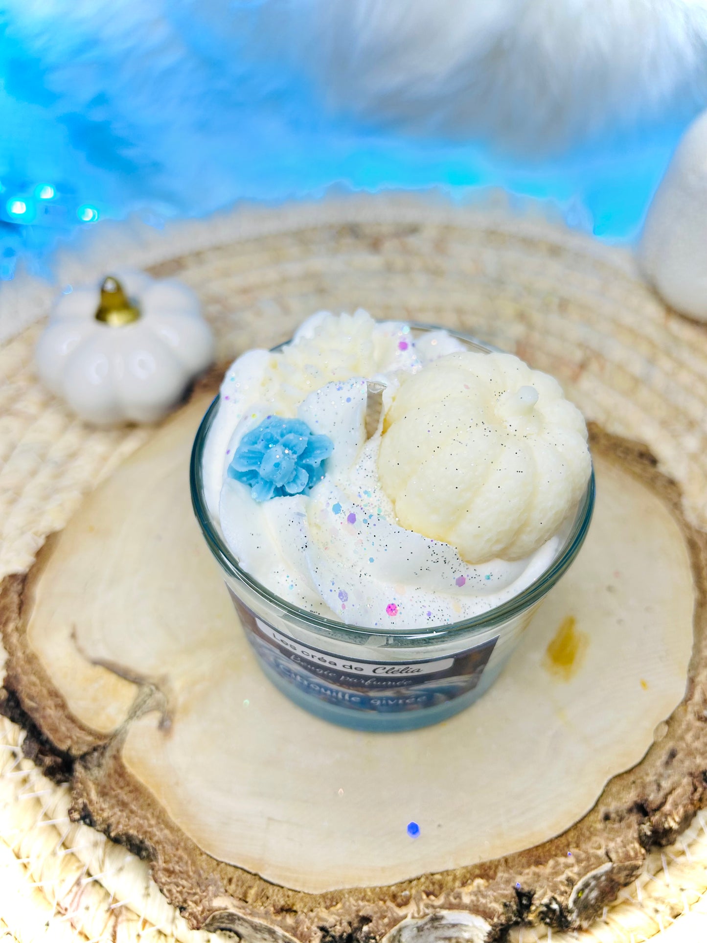 Bougie gourmande « Citrouille givrée »