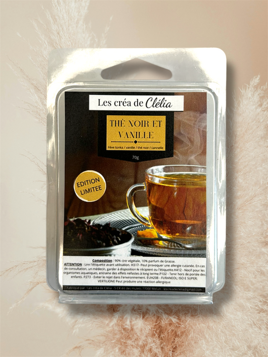 Tablette étuis "Thé noir et vanille"