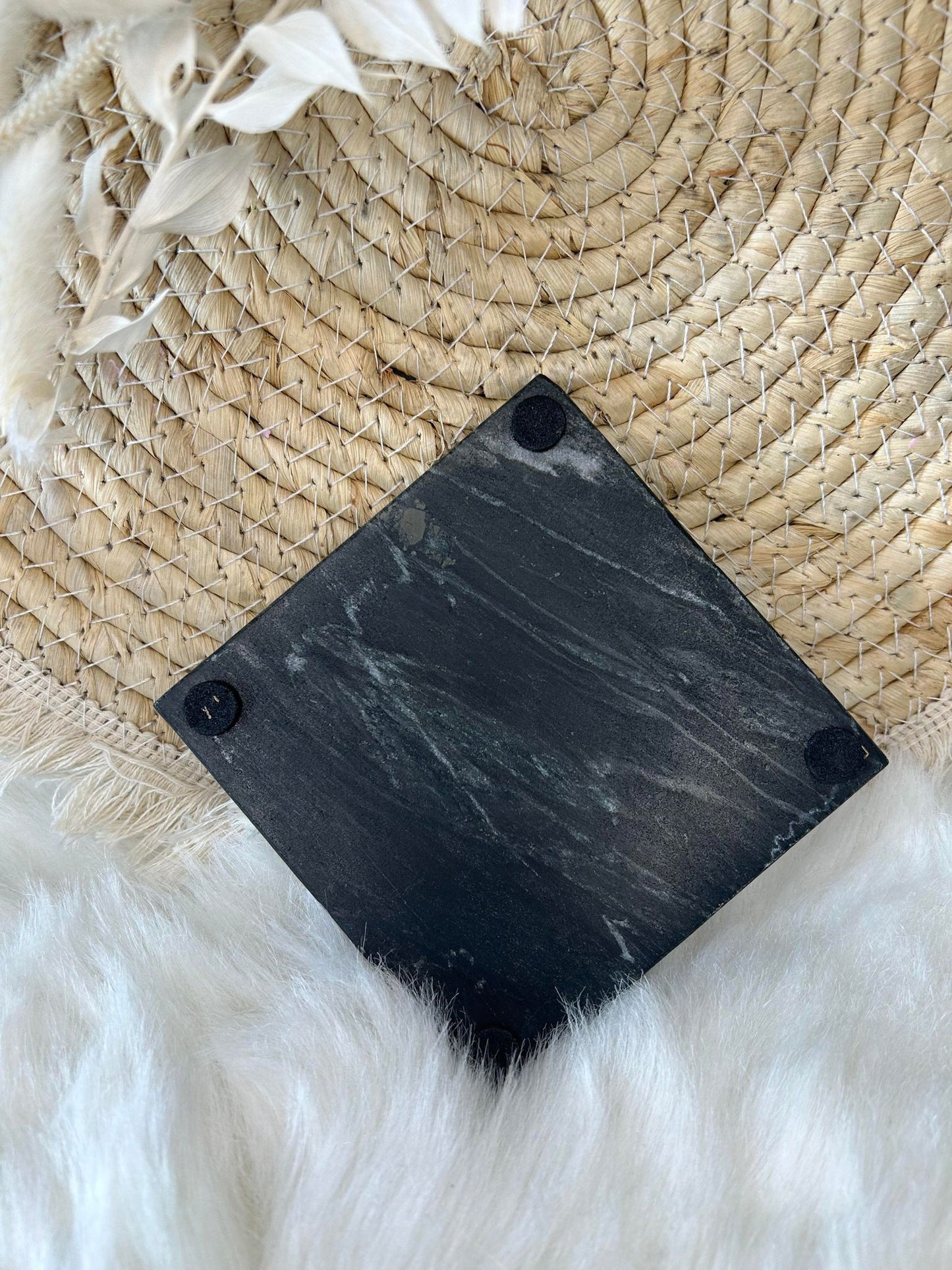 Dessous de bougies "Marbre"