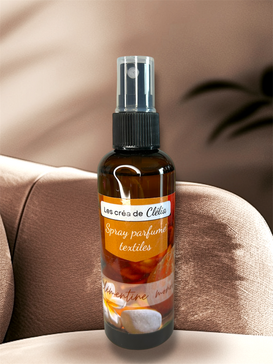 Spray parfumé textiles "Clémentine monoï"
