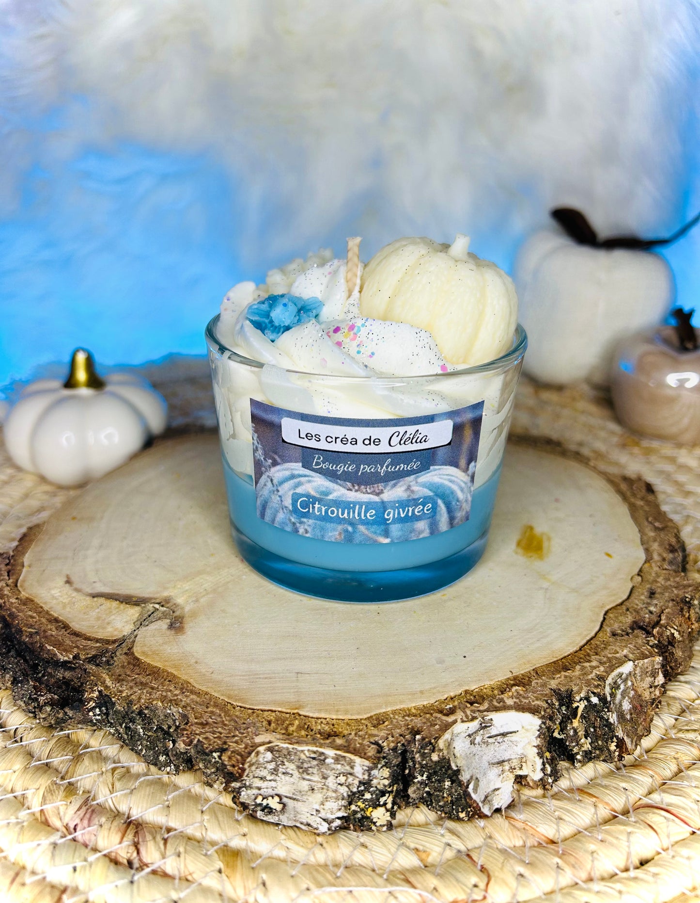 Bougie gourmande « Citrouille givrée »