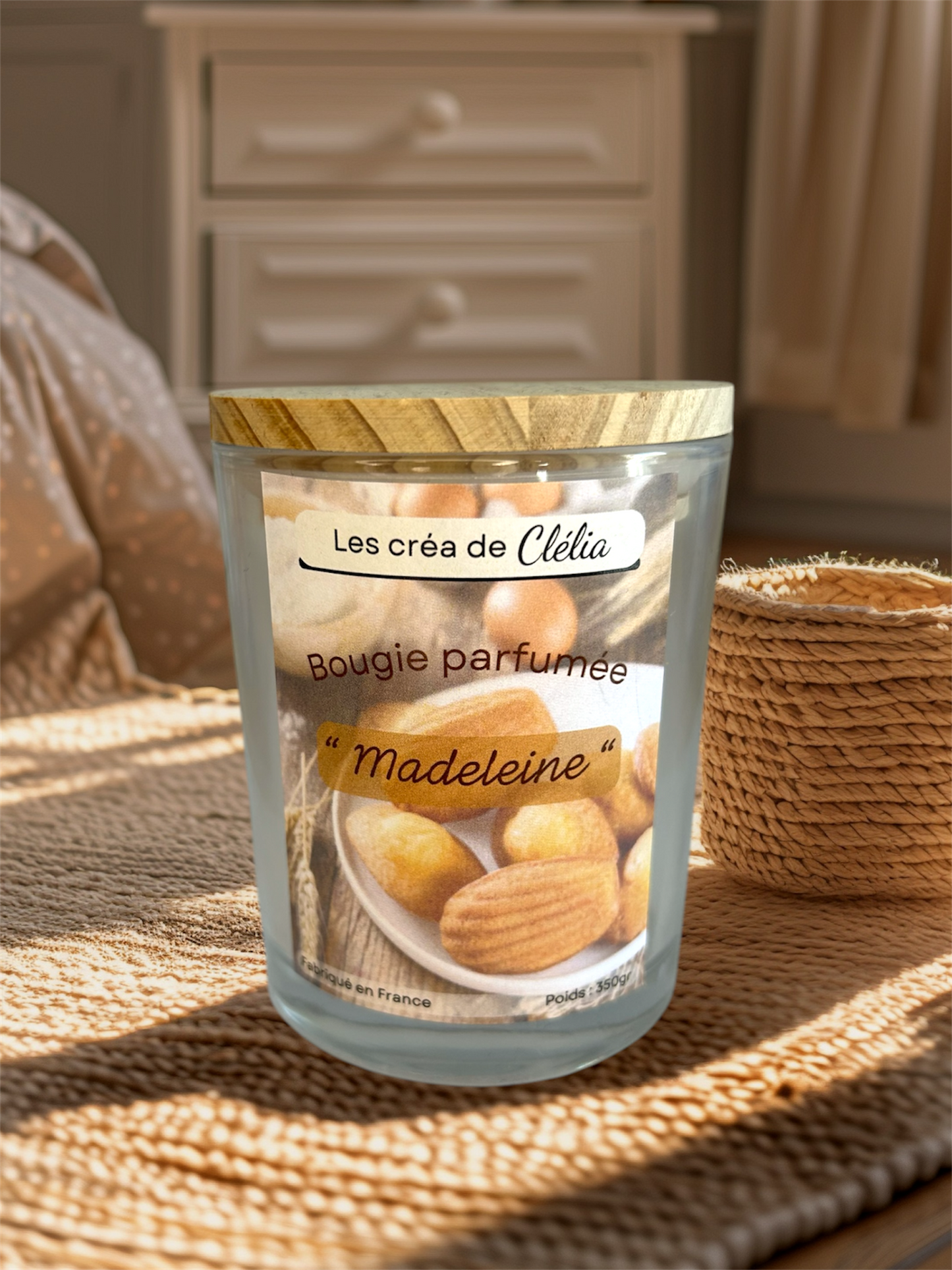 Bougie parfum "Madeleine"