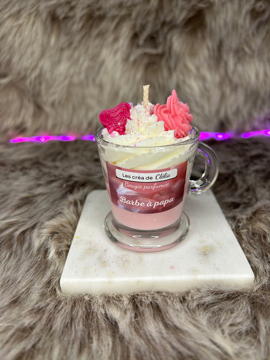 Bougie gourmande "Barbe à Papa"