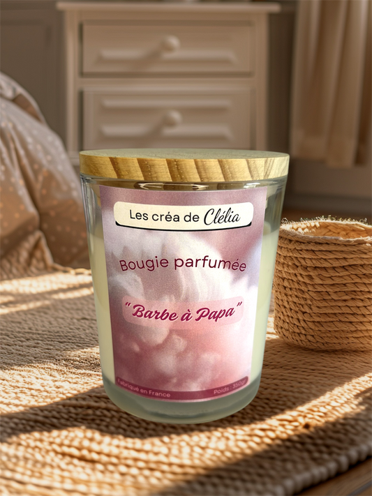 Bougie parfum "Barbe à Papa"