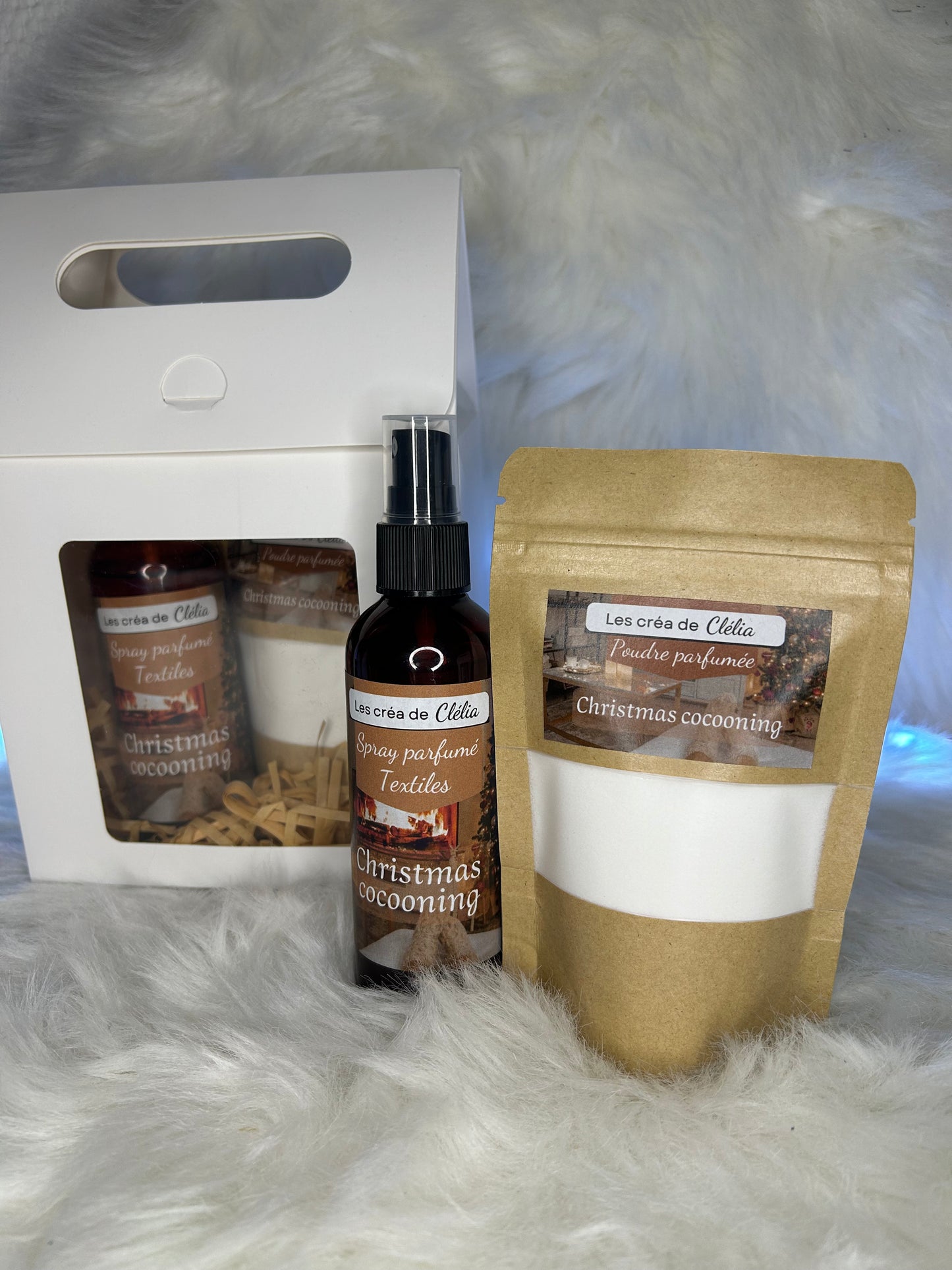 Coffret duo poudre + spray parfumé