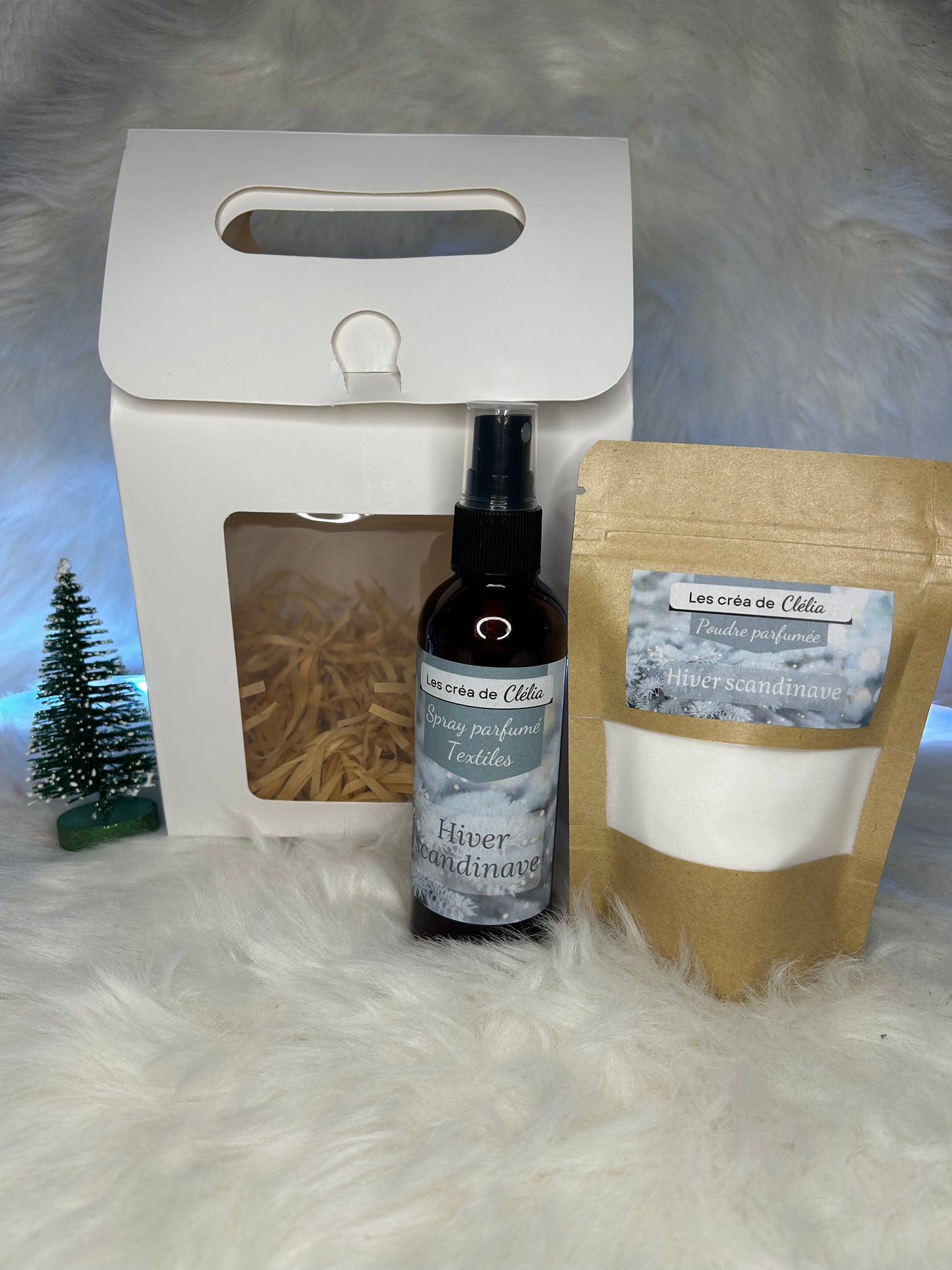 Coffret duo poudre + spray parfumé