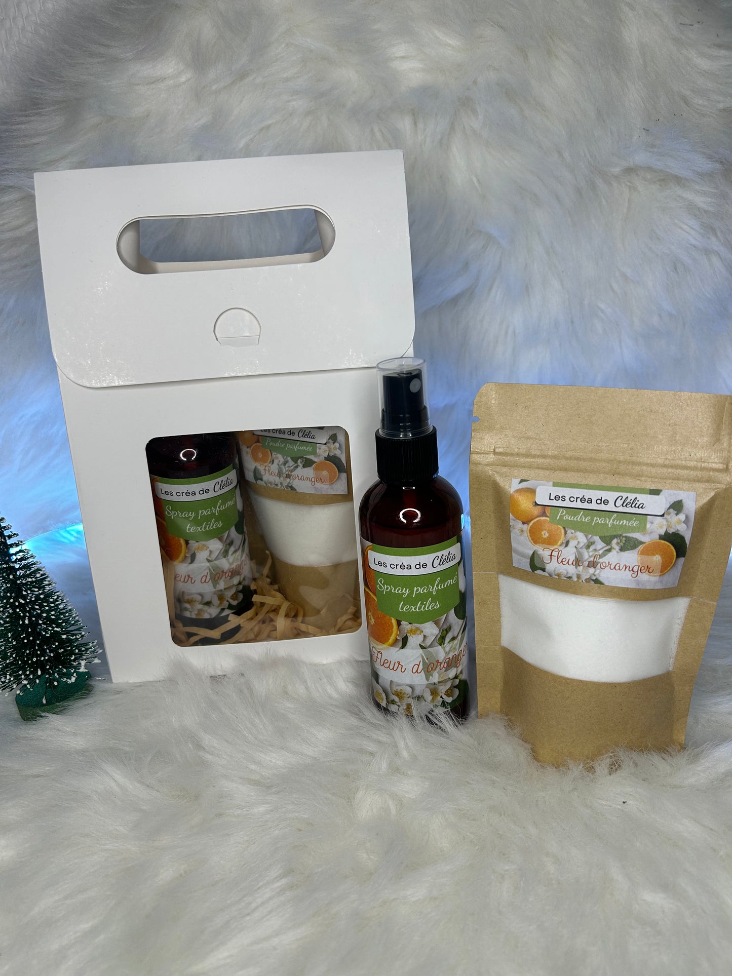 Coffret duo poudre + spray parfumé