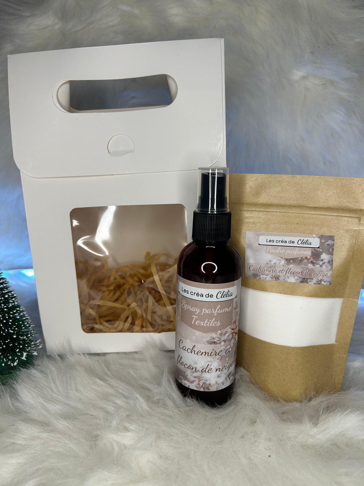 Coffret duo poudre + spray parfumé