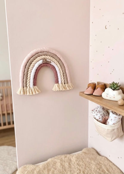 Arc en ciel macramé ~Personnalisable~ 35cm
