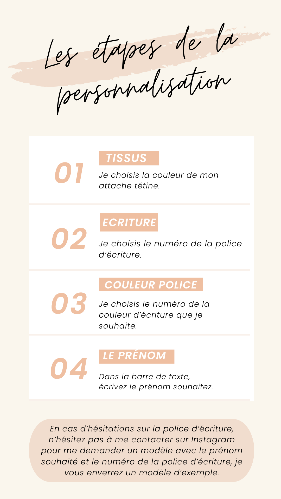 Attache tétine ~Personnalisable~ en gaze de coton