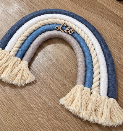 Arc en ciel macramé ~Personnalisable~ 25cm